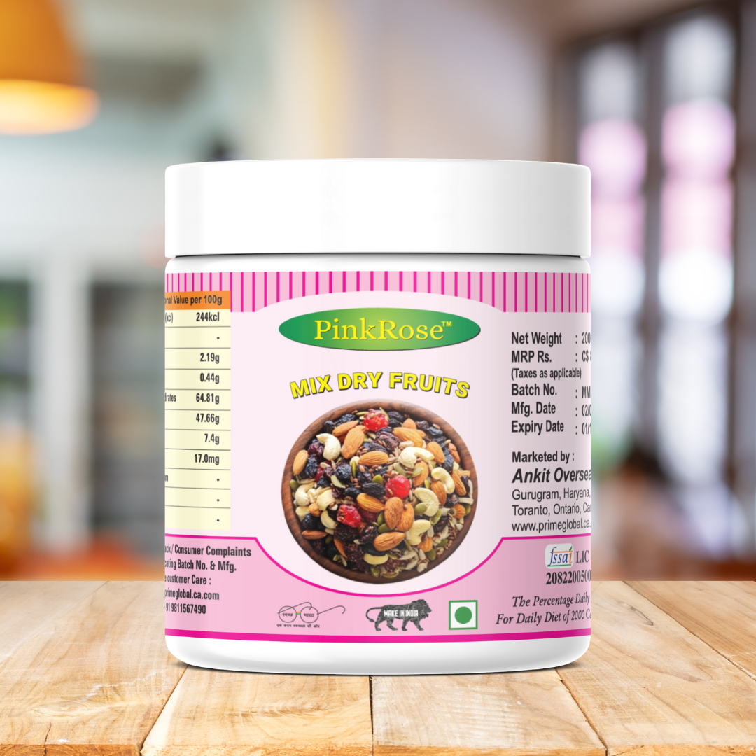 PinkRose™ Mix Dry Fruits – 200g