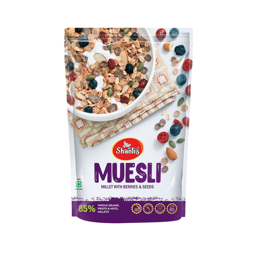Shanti’s Muesli – Millet with Berries & Seeds - 500g