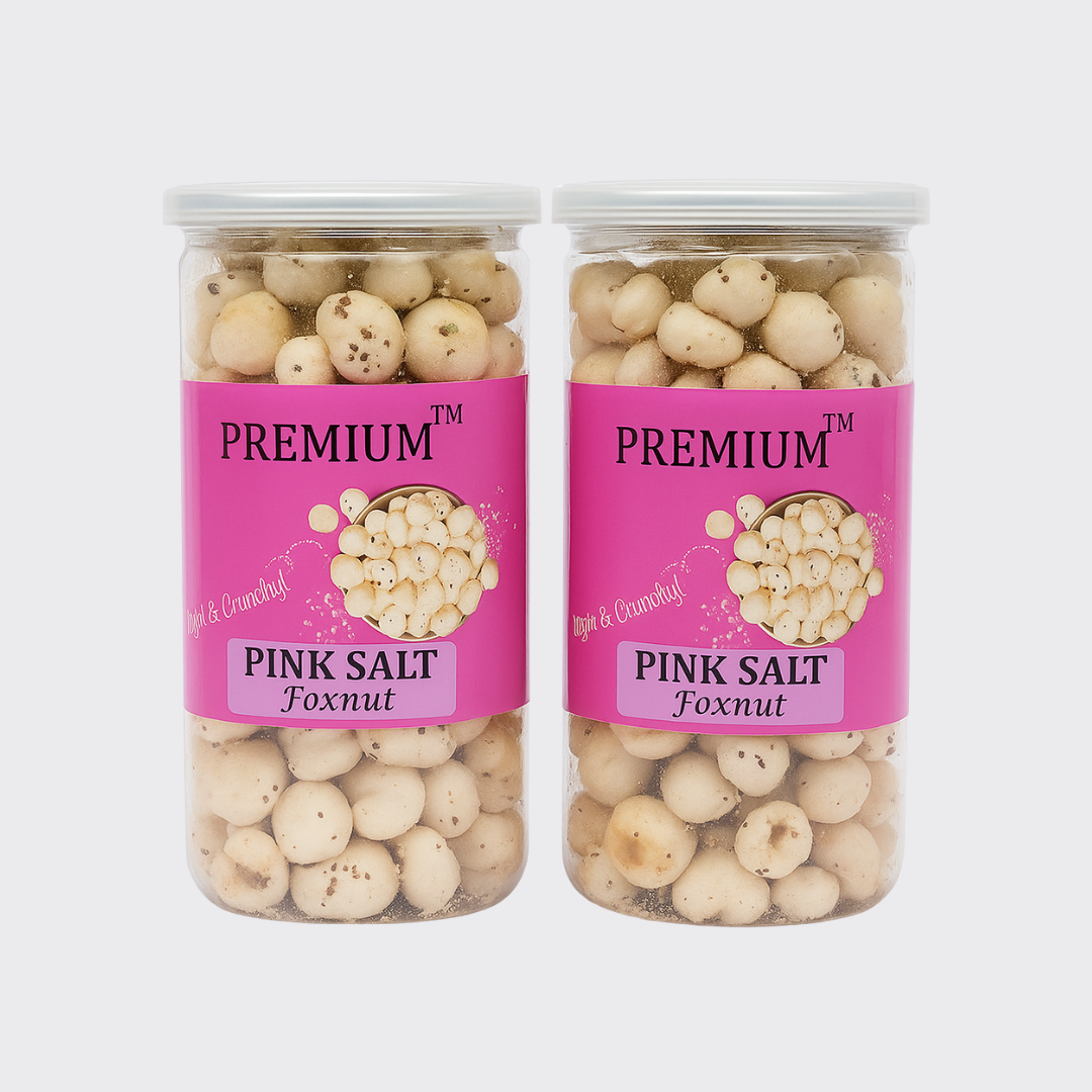 Premium™ Pink Salt Foxnut – Light & Crunchy Snack